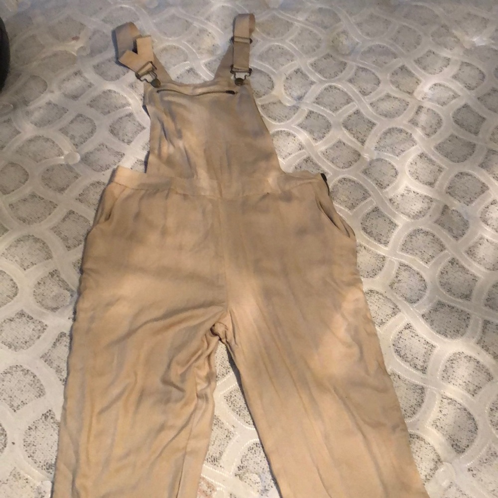 Khaki overalls